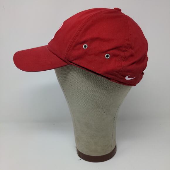 Nike Team MLB Cincinnati Reds Slideback Hat Embroidered Logo Swoosh SEE DESC - Picture 5 of 13